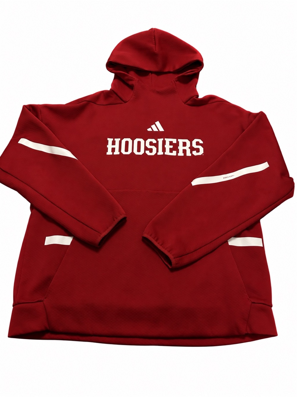 Adidas Indiana Hoosiers Team Issued Hoodie Mens XL Red Pullover Sweatshirt IU